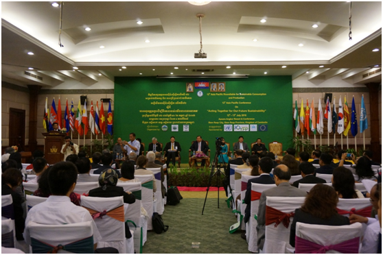 ACEF Representative Attending &ldquo;The 12th Asia-Pacific Roundtable for Sustainable Consumption and Production&rdquo; convened in Cambodia